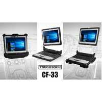 Panasonic TOUGHBOOK CF-33 Intel i5 7300U 2.60GHz 8GB RAM 128GB SSD 12" Win 10 - B Grade Image 1