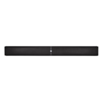 Crestron SAROS SB-200-P-B Powered Stereo Sound Bar 200 Speakers Black Image 1