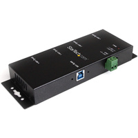 StarTech 4 Port USB 3.0 Hub - Metal Industrial - Mountable ST4300USBM Image 0