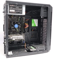 Custom PC i7-8700 GT 730 2GB 16GB RAM 240GB SSD + 1TB HDD Win 11 Image 1