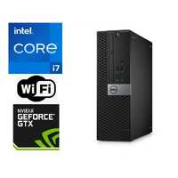 i7 32GB RAM Gaming Office PC Desktop 480GB SSD + HDD NVIDIA 4GB WIFI Win 10 Image 1
