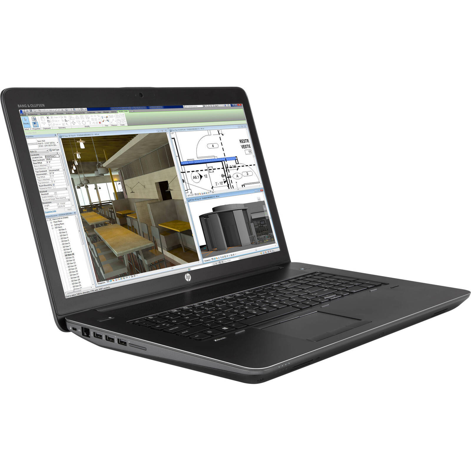 HP Zbook 17 G3 i7 6820HQ 2.70Ghz 16GB RAM 512GB SSD Quadro 17.3" Win 10 - B Grade Image 2