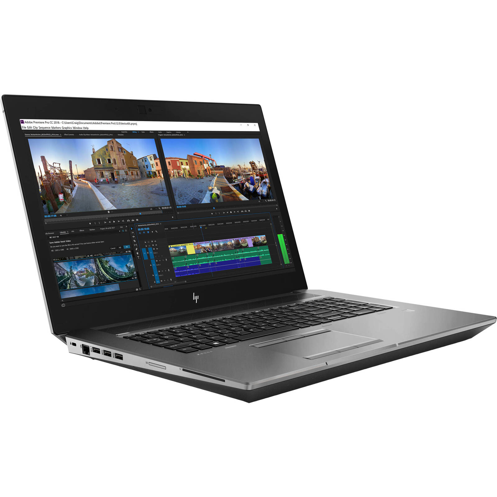 HP ZBook 17 G5 Xeon E-2176M 2.70GHz 32GB RAM 512GB SSD 17.3" FHD Win 11 Image 2
