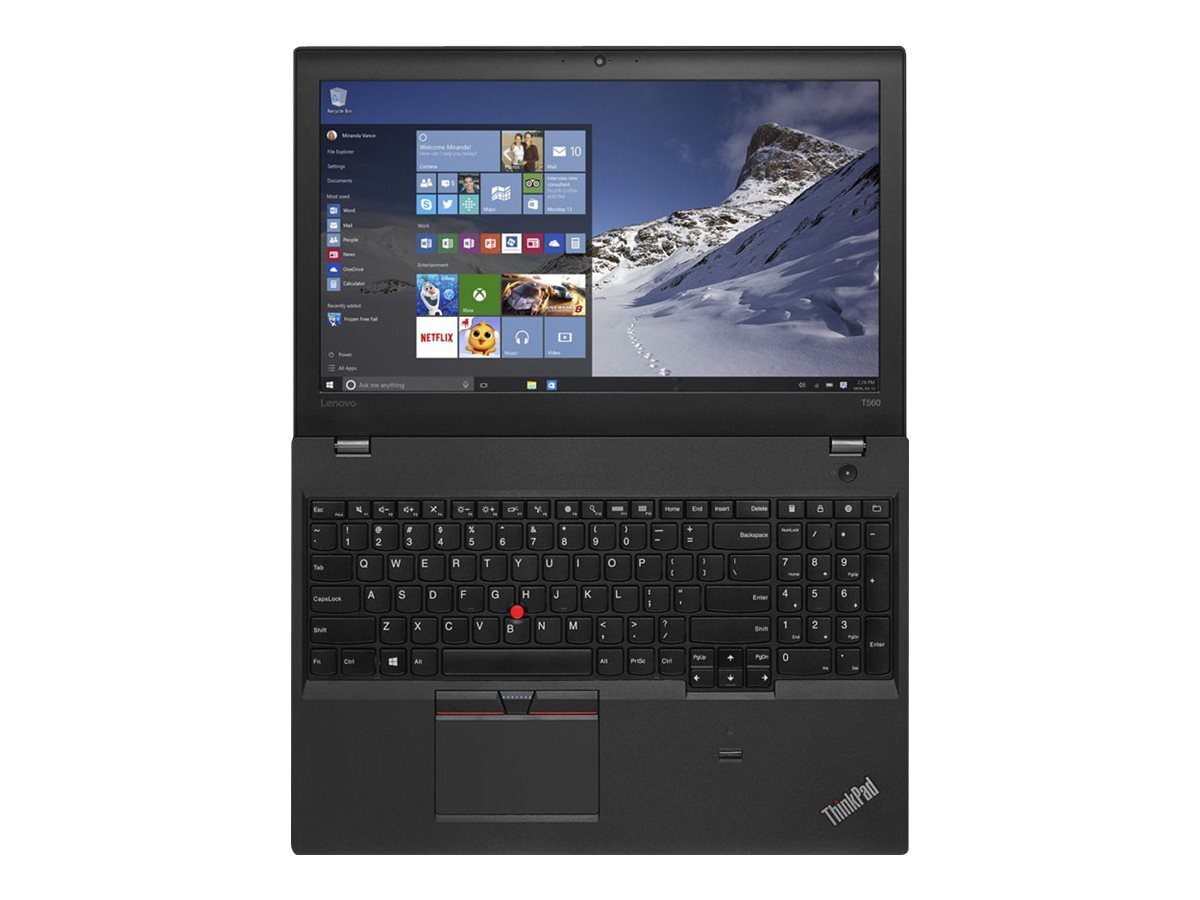 Lenovo ThinkPad T560 Intel i5 6300u 2.30Ghz 16GB RAM 256GB SSD 15.6" Webcam Win 10 - B Grade Image 2