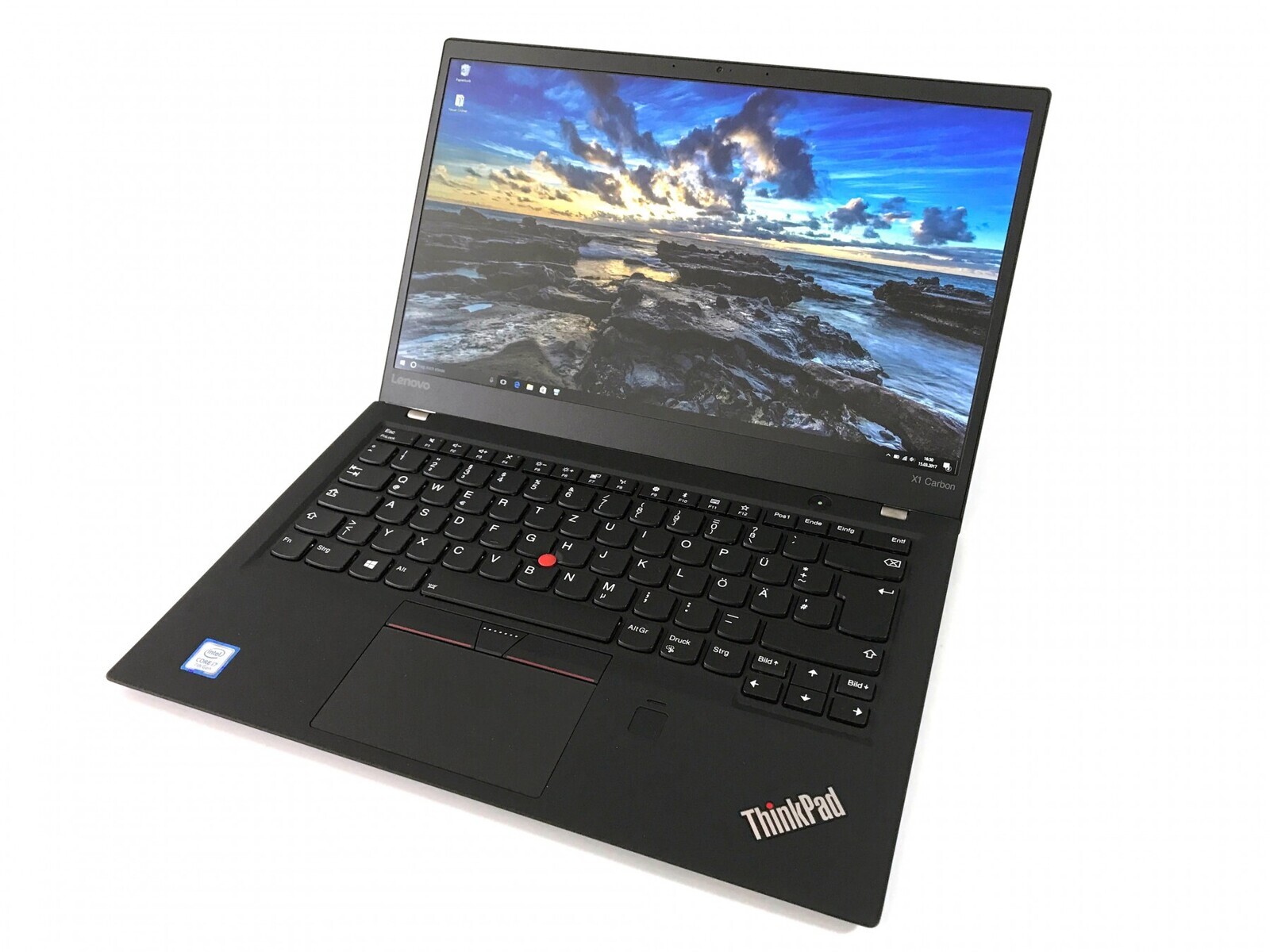 Lenovo X1 Carbon 5th Gen i5 6300U 2.40GHz 8GB RAM 128GB SSD 14" FHD Win 10 - B Grade Image 2