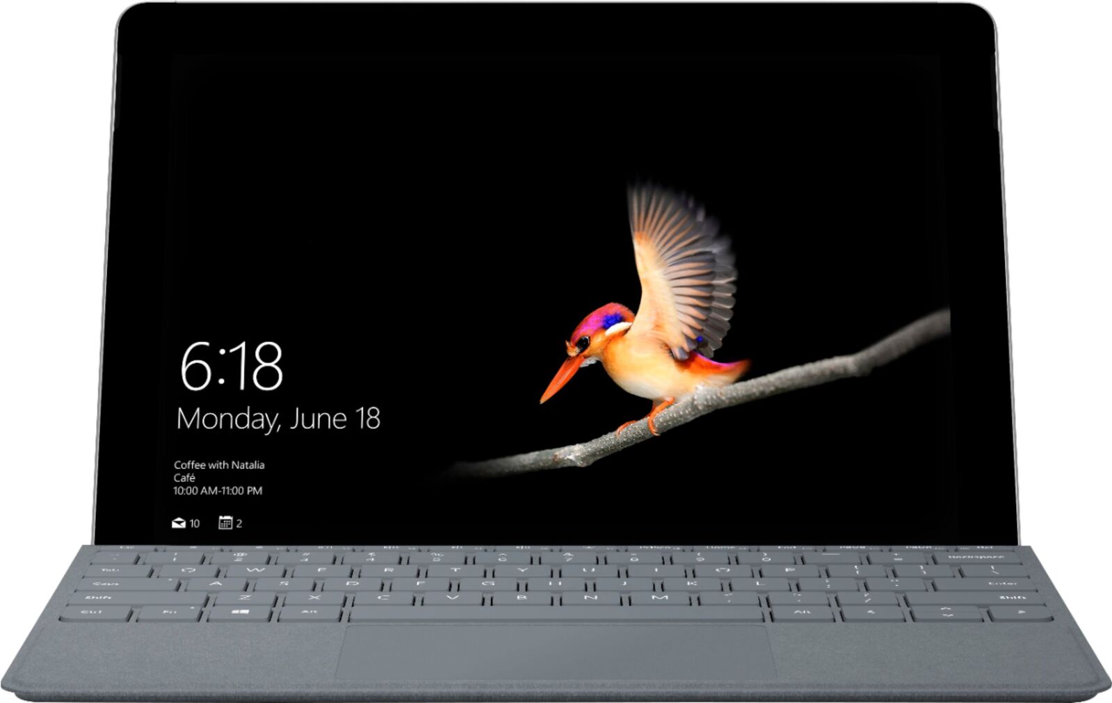Microsoft Surface Go Intel Pentium 4415Y 1.60GHz 8GB RAM 128GB eMMC 10" + Keyboard NO OS Image 2