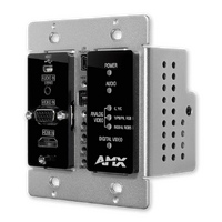 AMX DXLink Multi-format Decor-style Wallplate Transmitter DX-TX-DWP-BL - New, Open Box Image 2