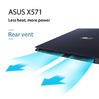 Asus VivoBook X571GT Intel i7 9750H 2.60GHz 16GB RAM 512GB SSD 15.6" Win 11 - B Grade Image 2