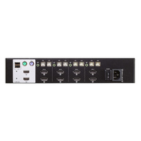 ATEN 4-Port USB DisplayPort Dual Display Secure KVM Switch CS1144DP w/Cables Image 2