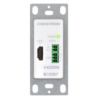 Crestron DM-TX-4KZ-100-C-1G-W-T DigitalMedia 8G+® 4K60 4:4:4 HDR Wall Plate Transmitter White Image 2