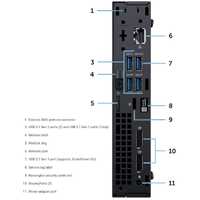 Dell OptiPlex 7070 Micro Intel i5 9500 3.0GHz 8GB RAM 512GB SSD Wi-Fi Win 11 Image 1