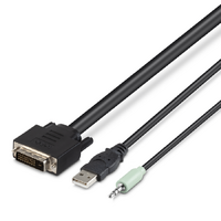 Belkin F1D9012b06 Secure KVM Cable 6'/1.8m DVI USB Audio Image 2