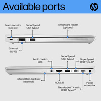 HP EliteBook 640 G10 Intel i5 1335U 3.40GHz 16GB RAM 512GB SSD 14" FHD Win 11 - B Grade Image 2