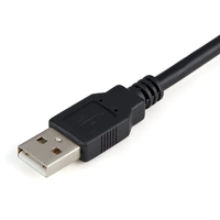 StarTech 6ft (1.8m) 1-Port USB to Serial RS232 Adapter Cable with COM Retention ICUSB2321F Image 1