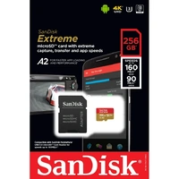 SanDisk Extreme 256GB Micro SD Card SDXC Class 10 A2 160MB/s Image 2
