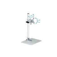 StarTech Adjustable Desktop Monitor Stand with Cable Hook ARMPIVSTND Image 3