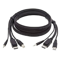 ATEN 2-Port USB DisplayPort Secure KVM Switch with CAC CS1182DP4C w/Cables Image 3