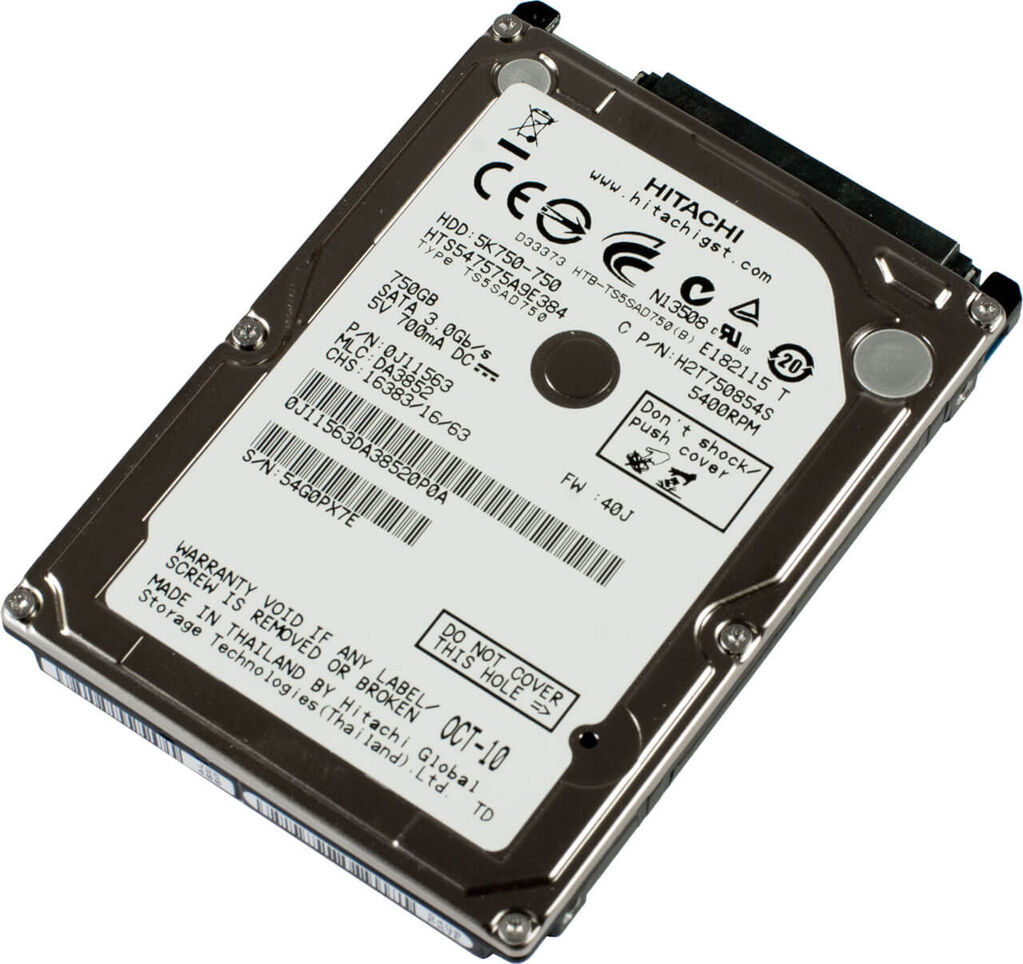 HGST 5K750-750 750GB 2.5" Internal SATA HDD Hard Disk Drive