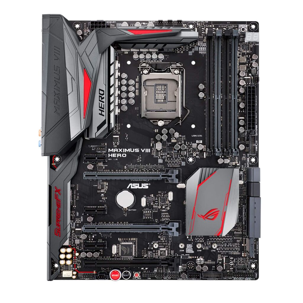 ASUS ROG MAXIMUS VIII HERO Z170 LGA-1151 ATX Motherboard w/Intel i7 6700K CPU 16GB RAM