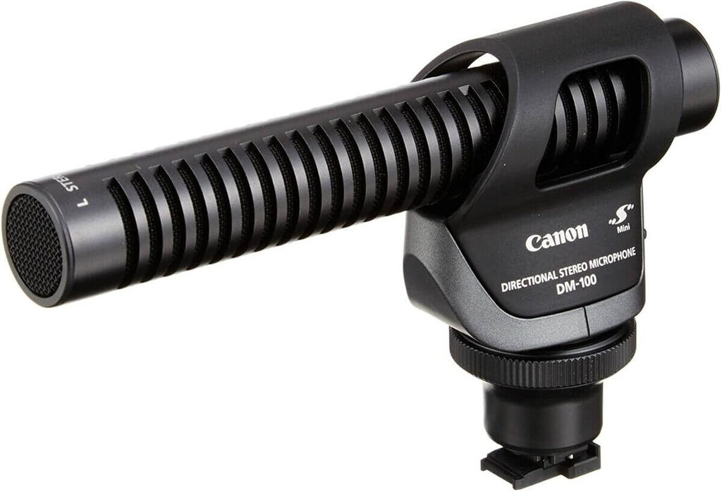 Canon DM-100 Directional Stereo Microphone w/Deadcat