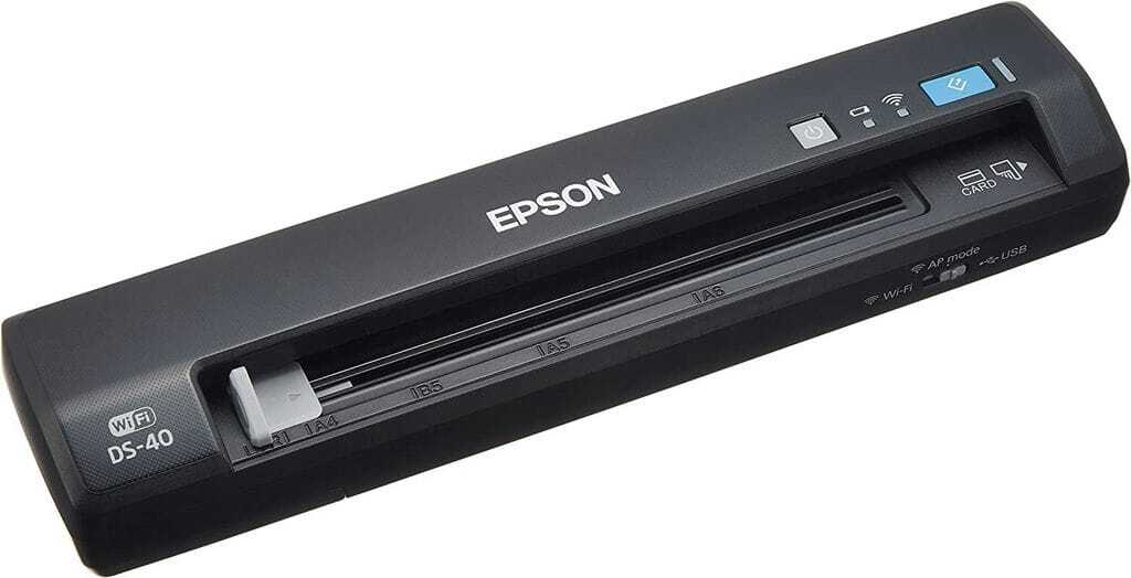 Buy Epson Workforce DS40 Portable Scanner J361A USB WiFi ACT
