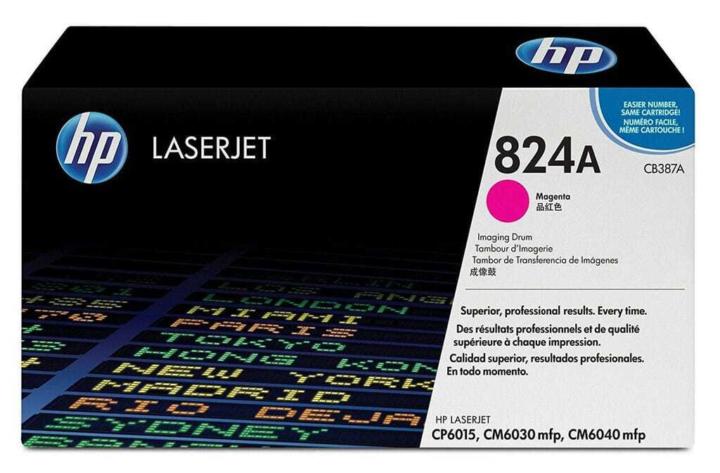 Toner Original HP CB386A Jaune 824A Pour Color LaserJet CP6015 CM6030 CM6040