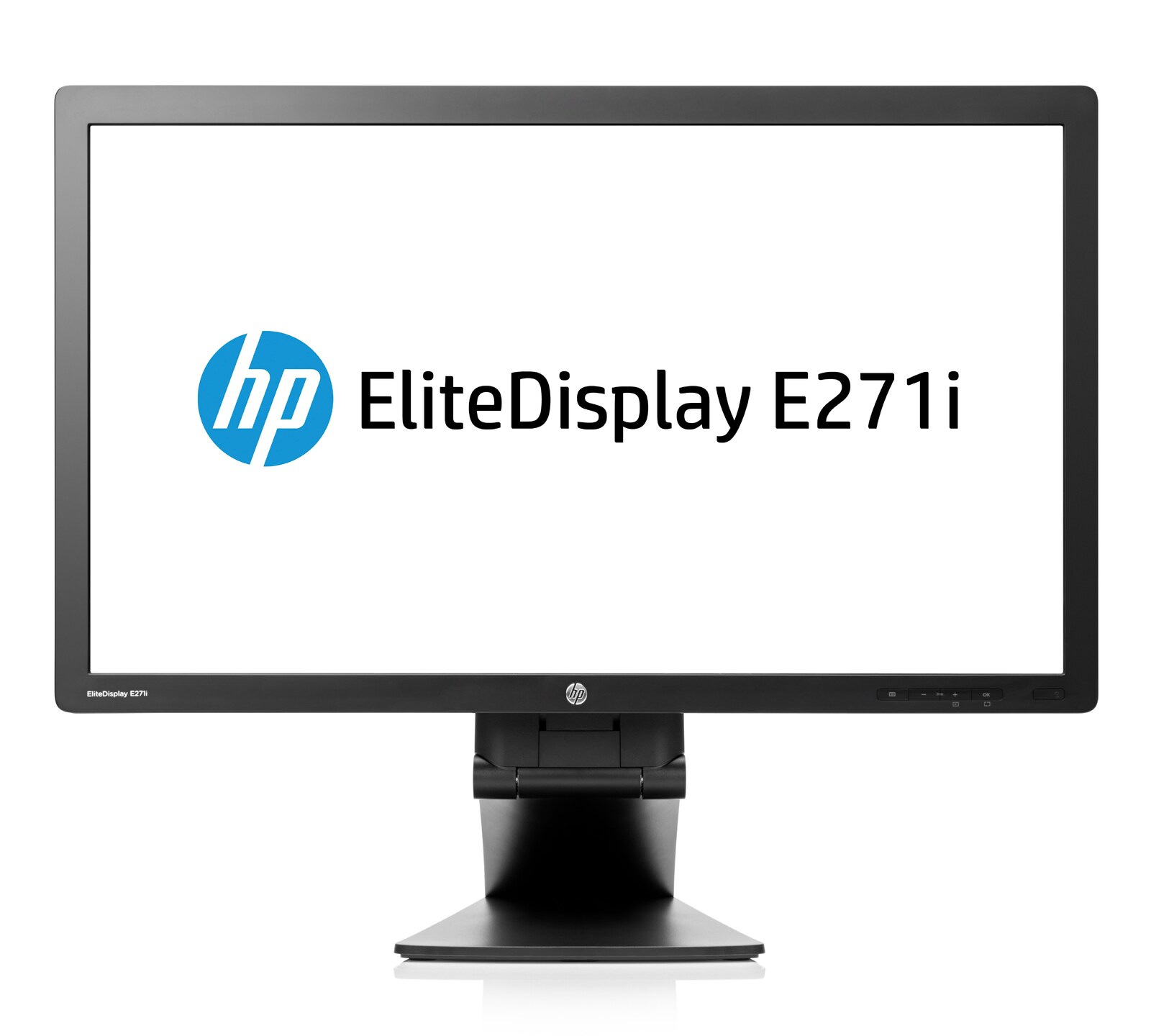 HP EliteDisplay E271i 27" IPS LED LCD Monitor 1920 x 1080 DVI DP VGA USB Hub Full Size Image