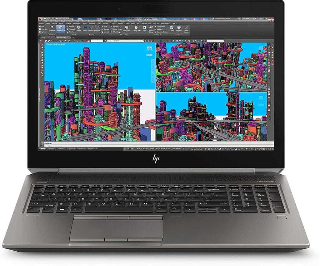 HP ZBook 15 G5 Intel i7 8850H 2.60GHz 16GB RAM 256GB SSD Quadro P1000 15.6" FHD Win 11
