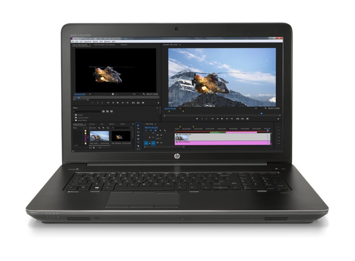 HP ZBook 17 G4 Intel Xeon E3-1505M v6 3.0GHz 16GB RAM 512GB SSD 17.3" Win 10 - B Grade Full Size Image