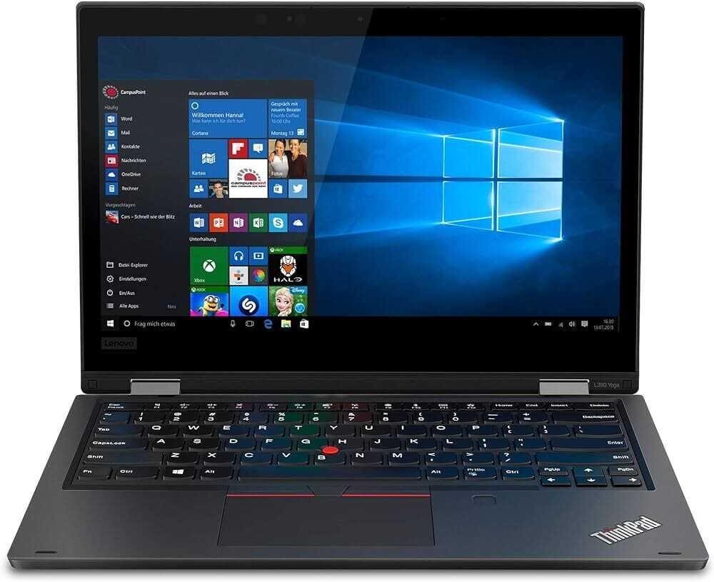 Lenovo ThinkPad L390 Yoga Intel i5 8265U 1.60GHz 16GB RAM 256GB SSD 13.3" Touch Win 11