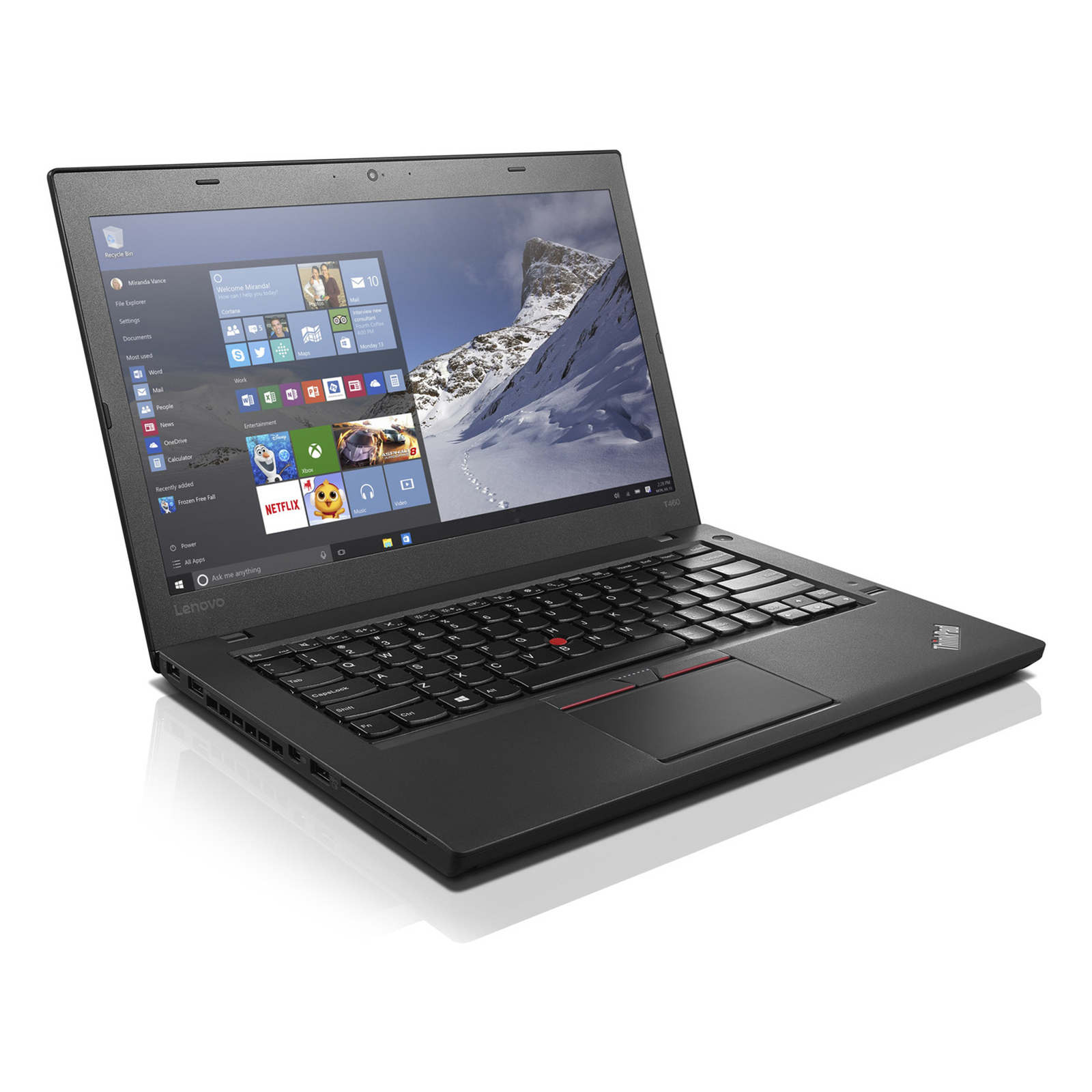 Lenovo ThinkPad T560 Intel i5 6300u 2.30Ghz 4GB RAM 256GB SSD 15.6" Webcam Win 10 - B Grade