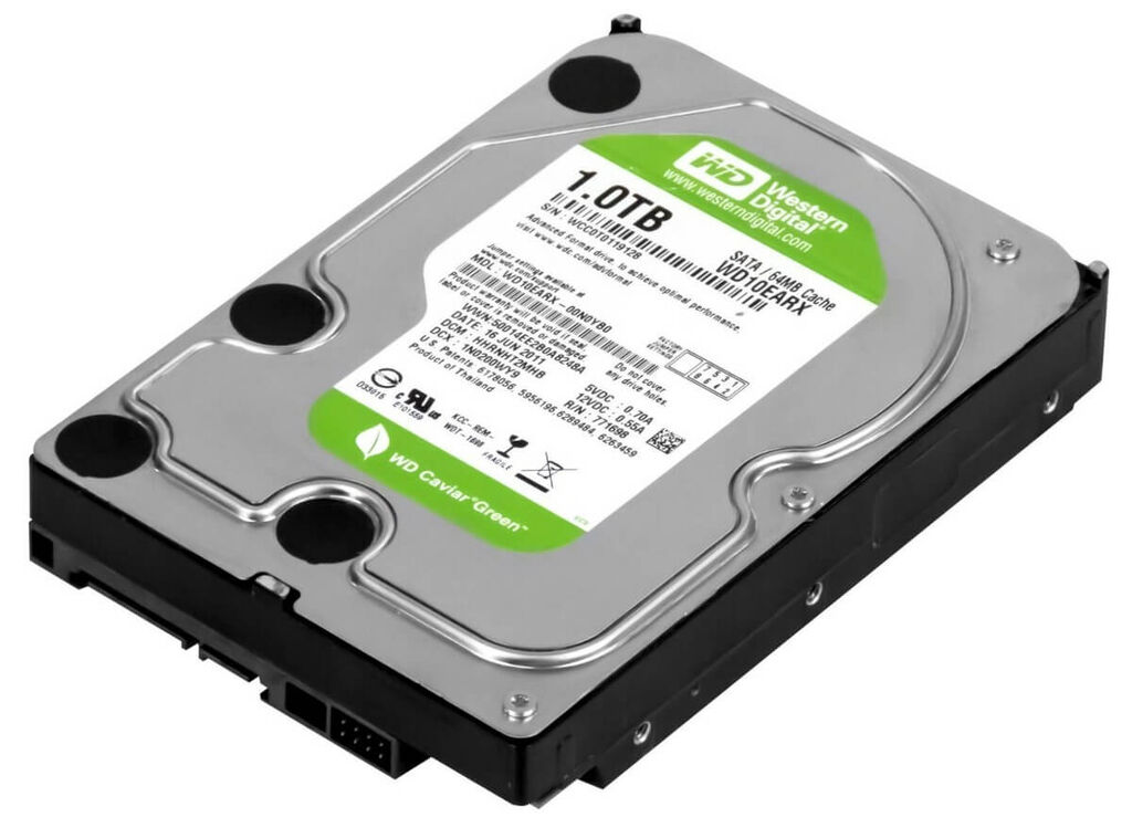 Western Digital WD10EARX Caviar Green 1TB 3.5" Internal SATA HDD Hard Disk Drive
