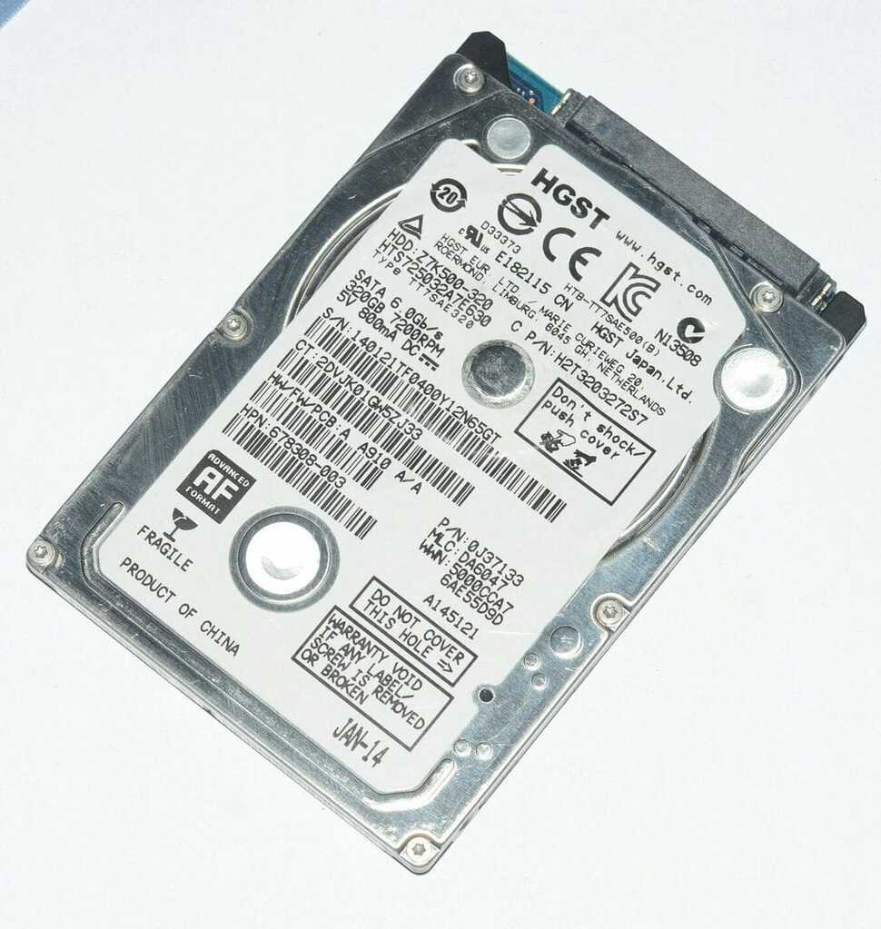 HGST Z7K500-320 320GB 2.5" Internal SATA HDD x 5 Units