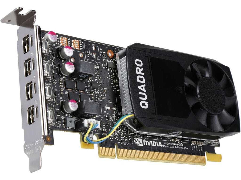 Buy NVIDIA Quadro P1000 4GB GDDR5 4xMini DisplayPort Low Profile
