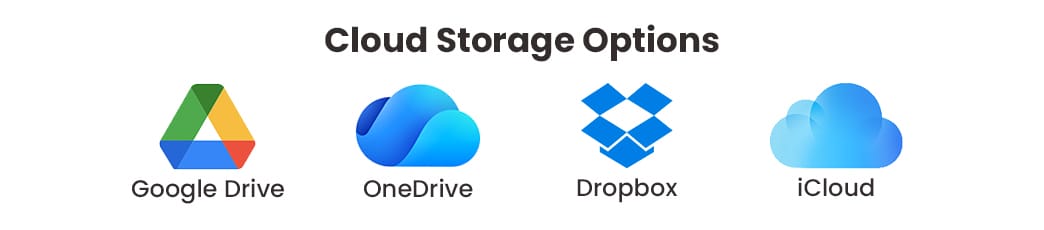 Cloud storage options