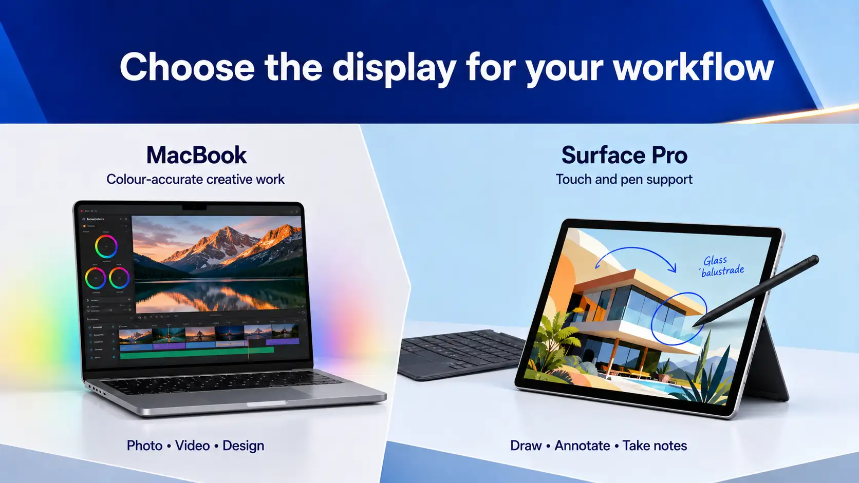 Display and creative workflows