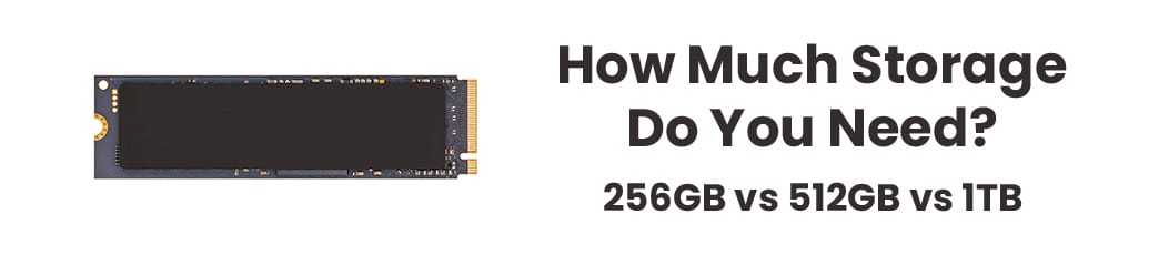 How much storage do you need for your laptop