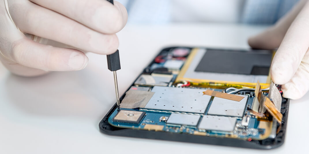 Repairing a tablet