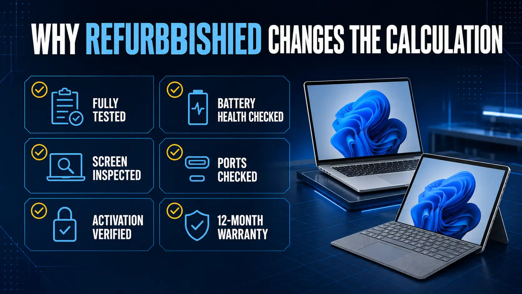 Why refurbished changes the calculation