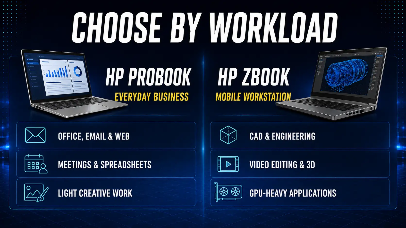 Everyday business vs mobile workstation