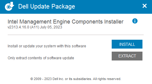 Dell Driver Installer Application