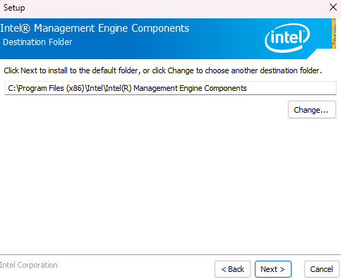 Intel driver installer 3