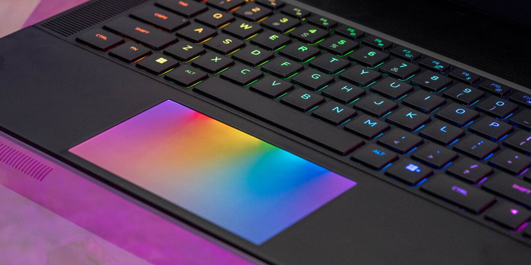 Gaming Laptop with RGB Keyboard and Touchpad 