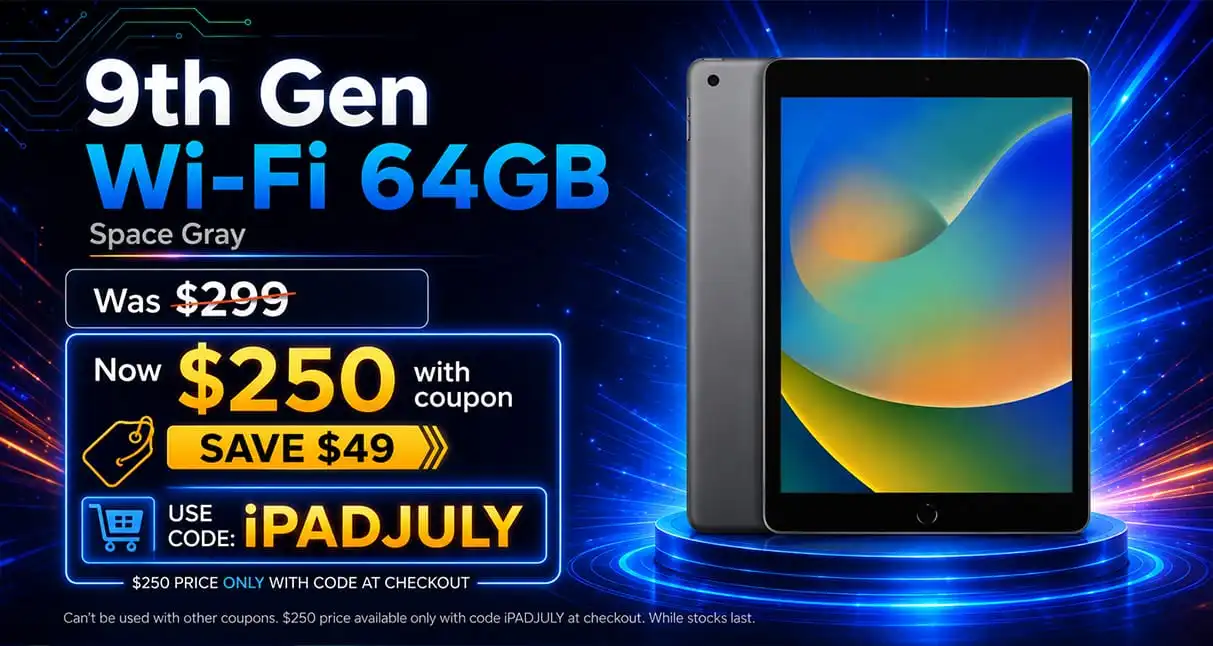 ipad July banner