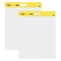 3M Post-it Self-Stick Wall Pad 566 White 508x584mm 20 Sheets 2 Pads