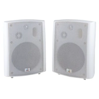 Australian Monitor AMPAV40W Powered Bookshelf Speakers 40W White Pair