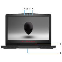Dell Alienware 17 R5 Intel i9 8950HK 2.90GHz 16GB RAM 256GB SSD GTX 1080 17.3" Win 11