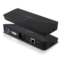 Alogic Vrova USB 3.0 Dual Display 4K Universal Docking Station U3D2D14K-H HDMI DVI DP w/PSU