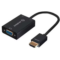 Alogic HDMI-VGA-AD-ADP HDMI to VGA Adapter w/ 3.5mm Audio Female