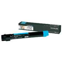 Lexmark Genuine Cyan 22K Toner Cartridge C950X2CG for C950 Series Printers